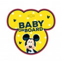 TABLICZKA BABY ON BOARD MICKEY