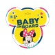 TABLICZKA BABY ON BOARD MINNIE