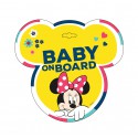 TABLICZKA BABY ON BOARD MINNIE