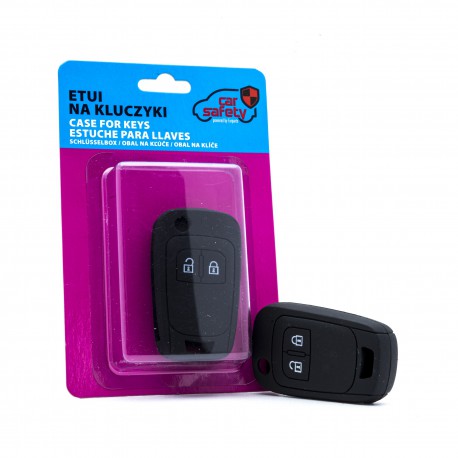 EPKC20 CZARNE ETUI SILIKONOWE NA KLUCZYKI CHEVROLET OPEL VAUXHALL