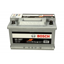 AKUMULATOR BOSCH SILVER S5 74AH 750A P+ 278X175X175 S50.07