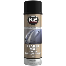 LAKIER AKRYLOWY CZARNY MAT 0.5L RALLY SPRAY