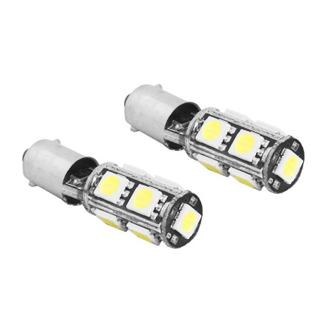 ŻARÓWKA LED CANBUS BA9S 9x5050 12V biały zimny