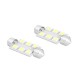 ŻARÓWKA LED 41mm 6x5050 12V barwa światła biała zimna KPL 2szt