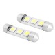 ŻARÓWKA LED 42mm 3x5050 12V barwa światła biała zimna LXSA32 KPL 2szt