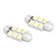 ŻARÓWKA LED 36mm 6x5050 12V barwa światła biała zimna LXSA35 KPL 2 szt